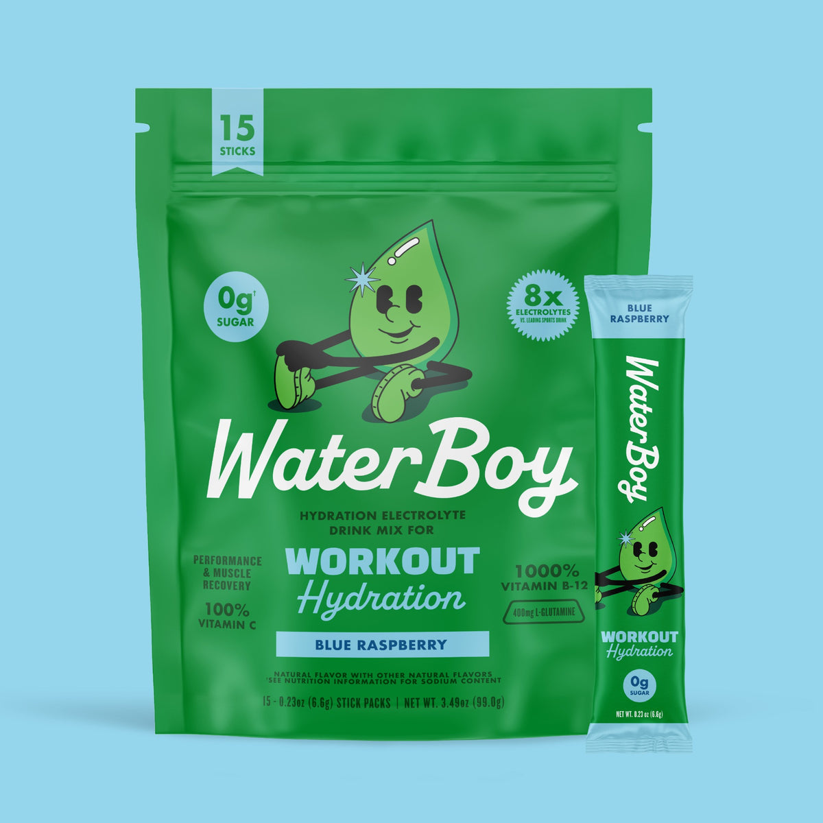 Workout Hydration Blue Raspberry