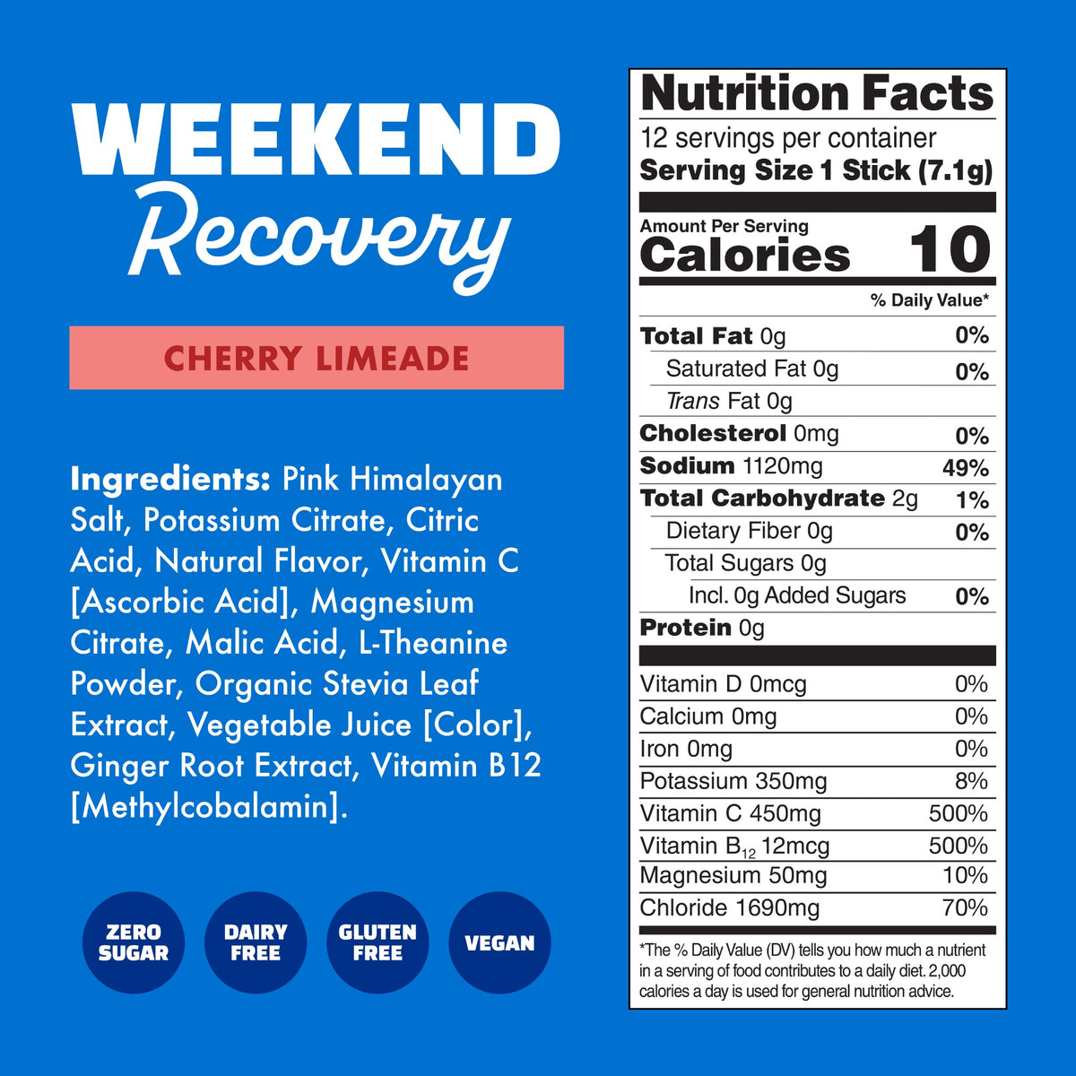 Weekend Recovery Cherry Limeade